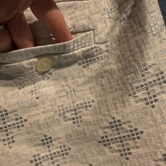 The Limited Size 10 Cassidy Short Dressy Short Silver Print Boho Short Micro - Picture 3 of 10